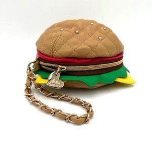 Betsey Johnson Nice Buns Burger Clutch